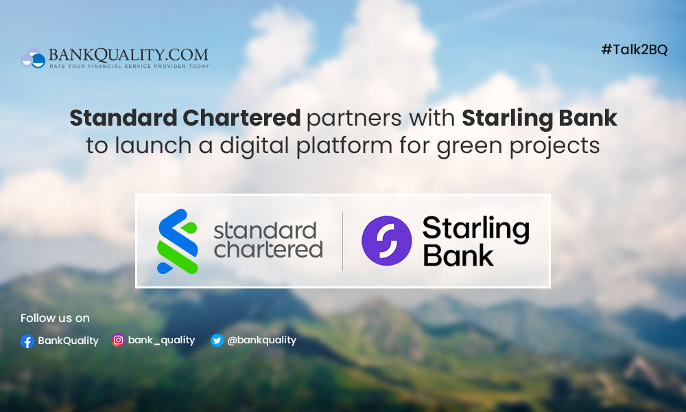 Standard Chartered partners with Starling Bank to launch a digital platform to help UK savers invest in green projects