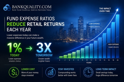 Fund expense ratios reduce retail returns each year