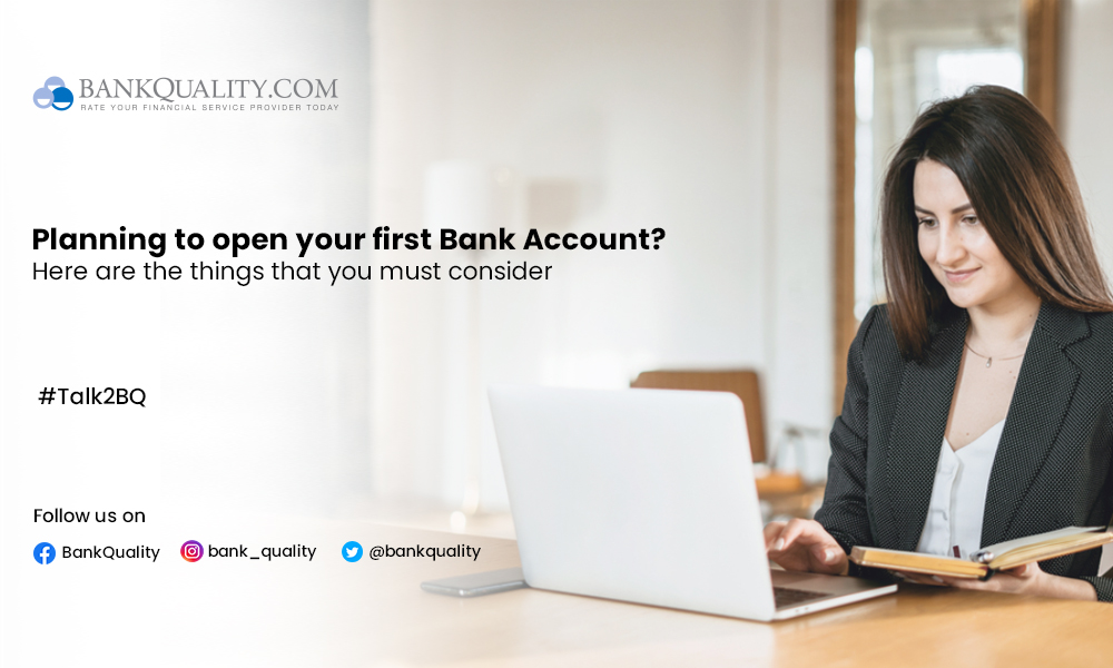 A guide to get started with your first bank account