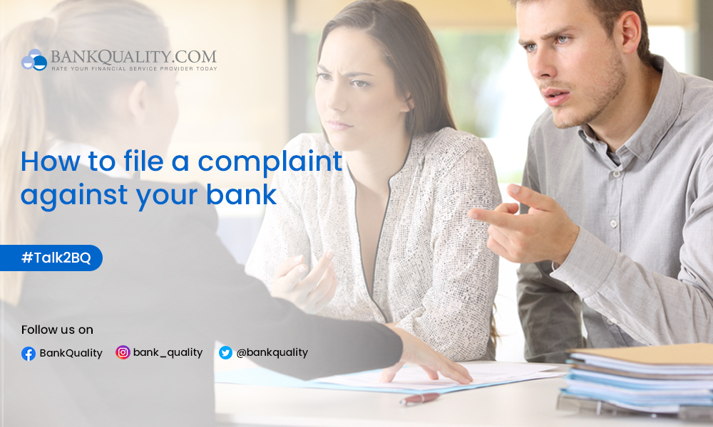 Filing a complaint against your bank