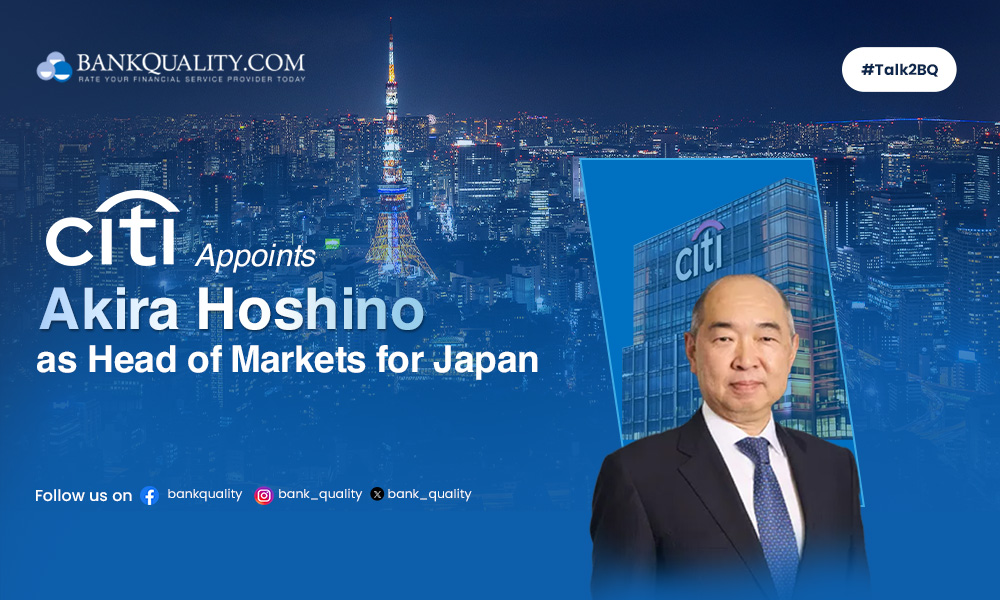 Citi appoints Akira Hoshino as head of markets for Japan  