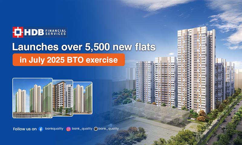 HDB launches over 5,500 new flats in July 2025 BTO exercise